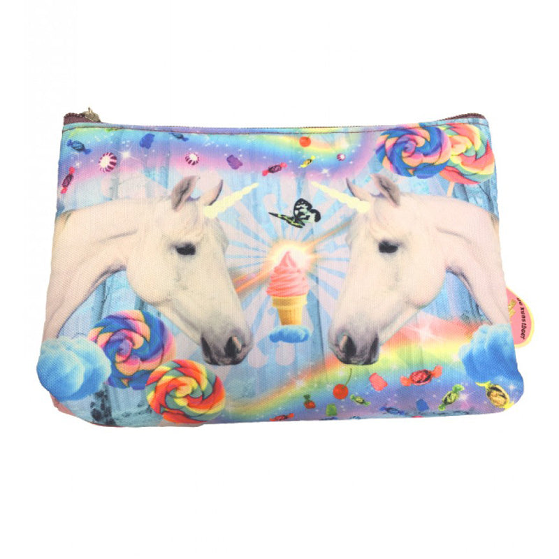 de kunstboer etui toilettas unicorns