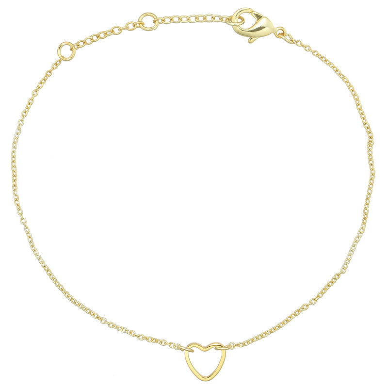 armband little heart goud