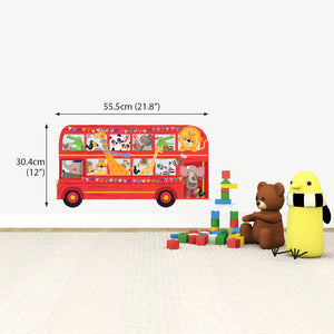 decowall muursticker dierenbus