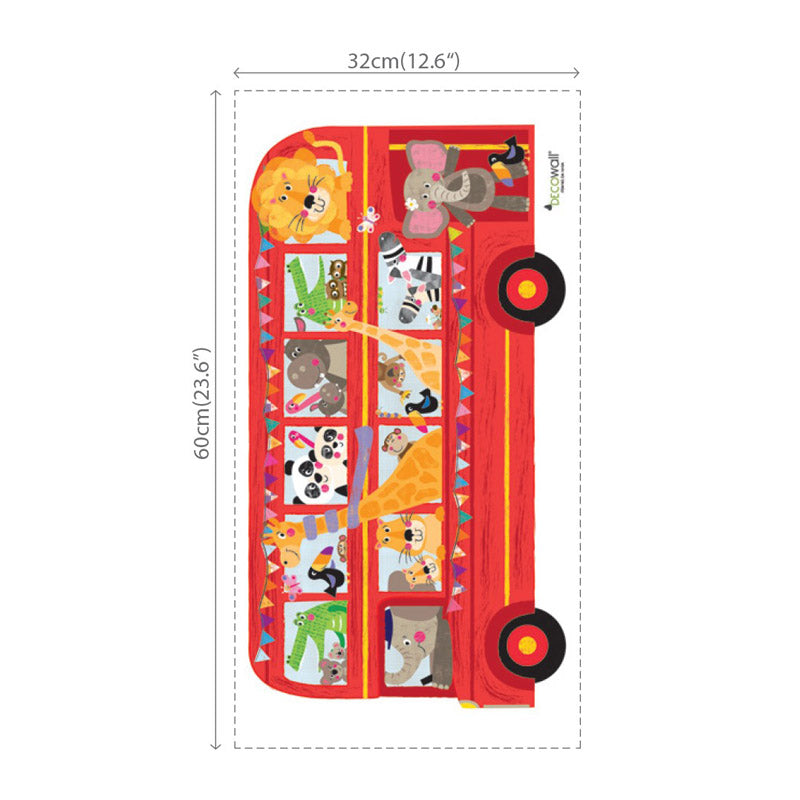 decowall muursticker dierenbus