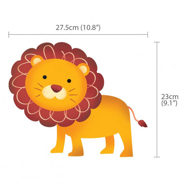 decowall muursticker tak lengtemeter kleine aapjes en dieren