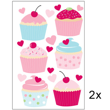 forwalls muurstickers cupcakes