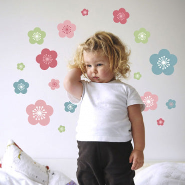 forwalls muurstickers lentebloemen