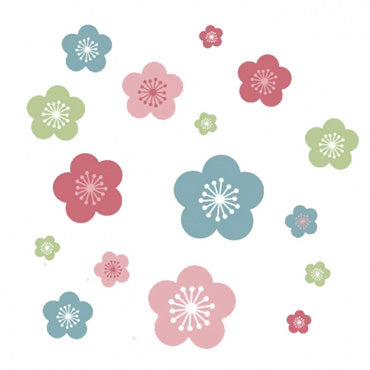 forwalls muurstickers lentebloemen
