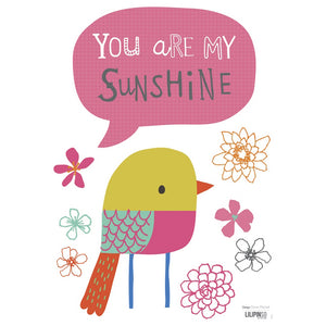 lilipinso muurstickers vogel you are my sunshine