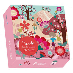 mini labo puzzel kinderpuzzel sur la colline