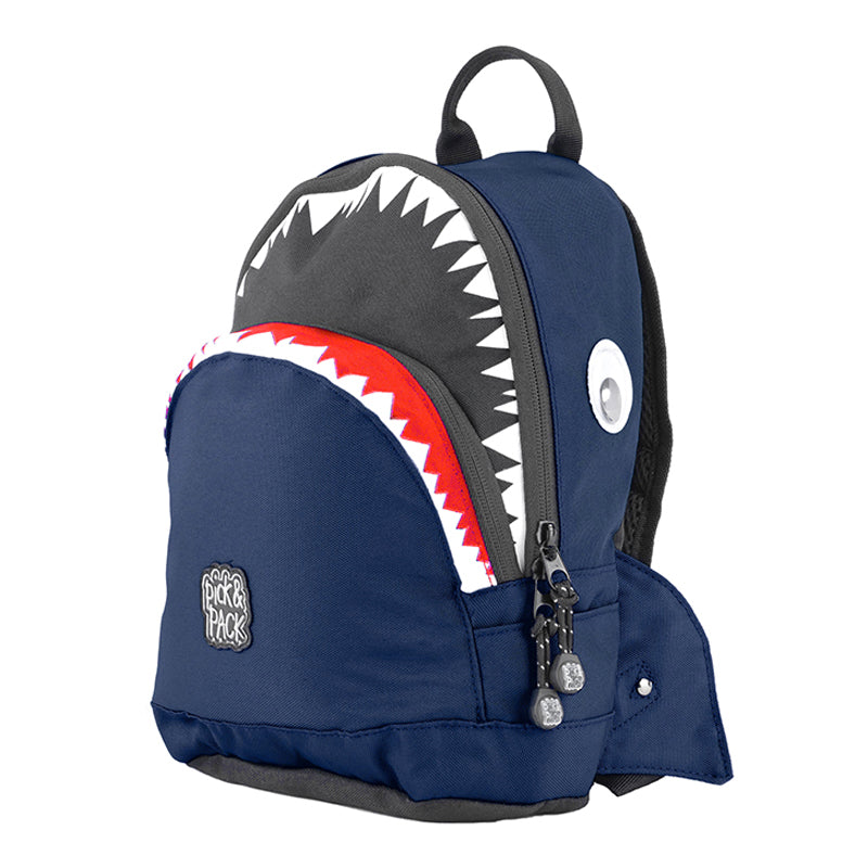 pick & pack kinderrugzak haai navy s