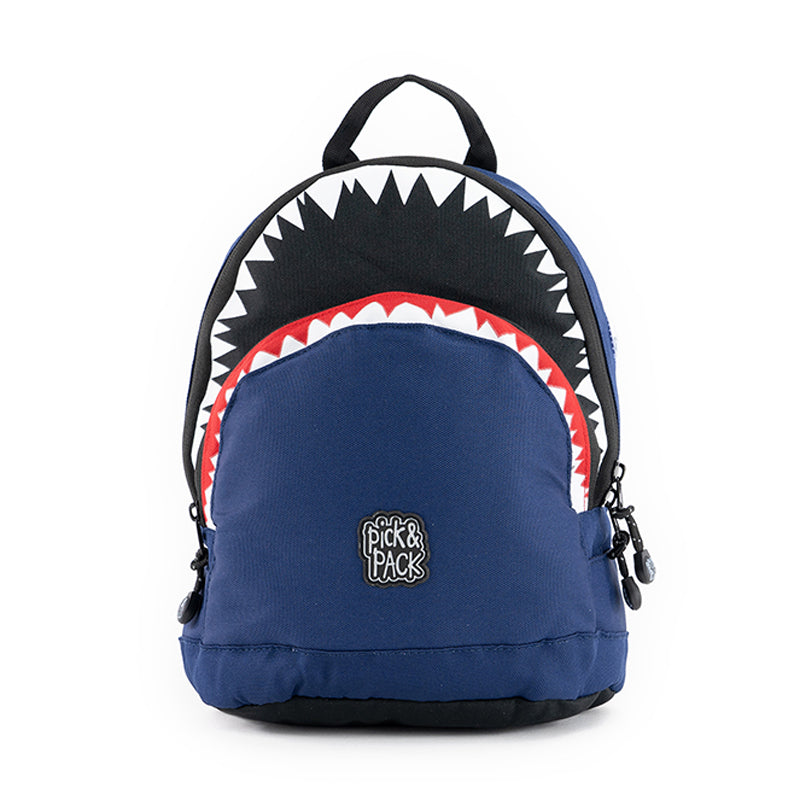 pick & pack kinderrugzak haai navy s voorkant