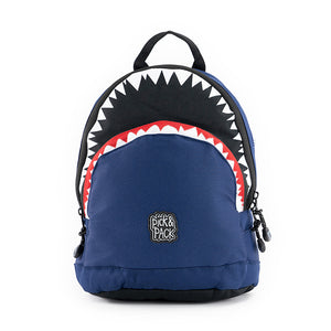 pick & pack kinderrugzak haai navy s voorkant