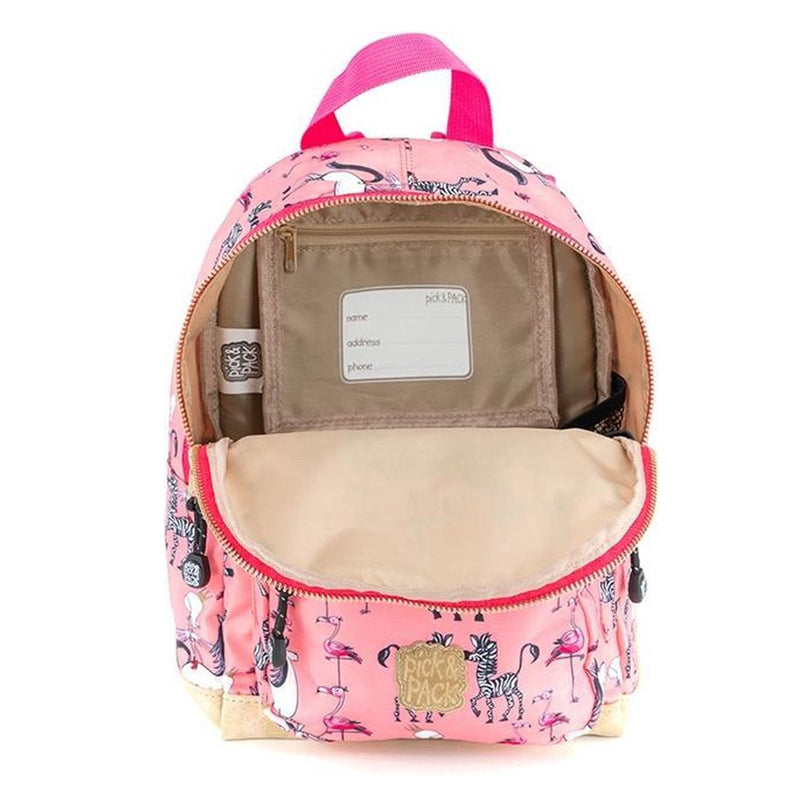 pick & pack kinderrugzak royal princess roze s binnenkant