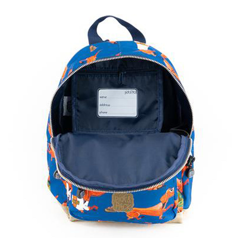 pick & pack kinderrugzak teckels blauw s binnenkant