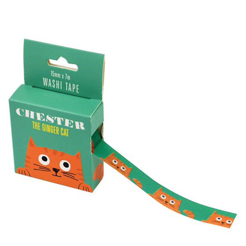 rex london washi tape chester the cat