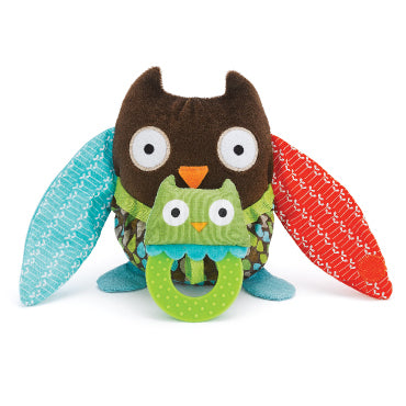 skip hop activiteiten knuffel stroller toy owl