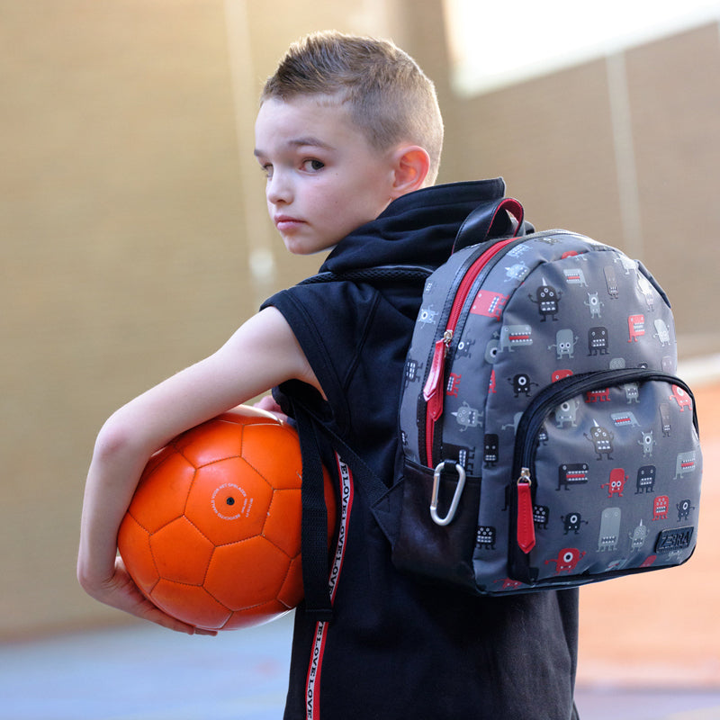 zebra trends kinderrugzak boys Monster