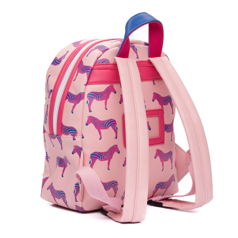 zebra trends kinderrugzak zebra pink s achterkant
